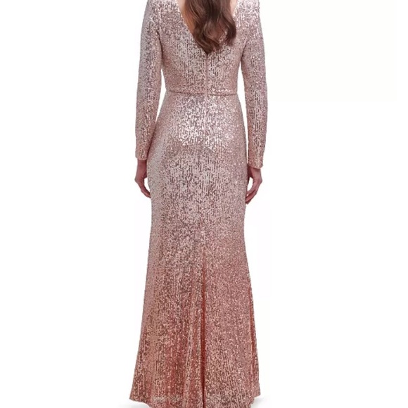 Eliza J blush ombré sequin gown - Picture 5 of 9